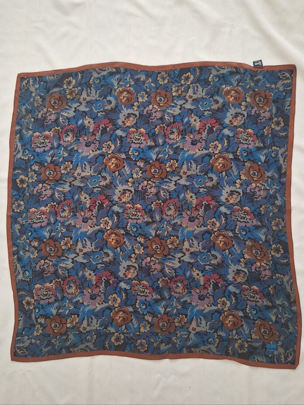 Honey Silk Scarf Floral Multi Color